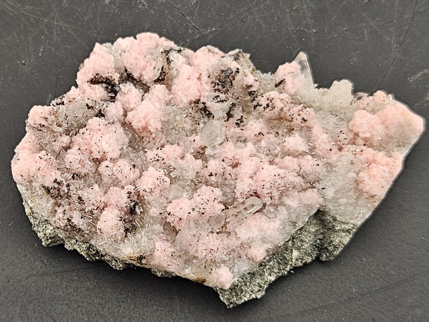 Rhodochrosite w/Quartz