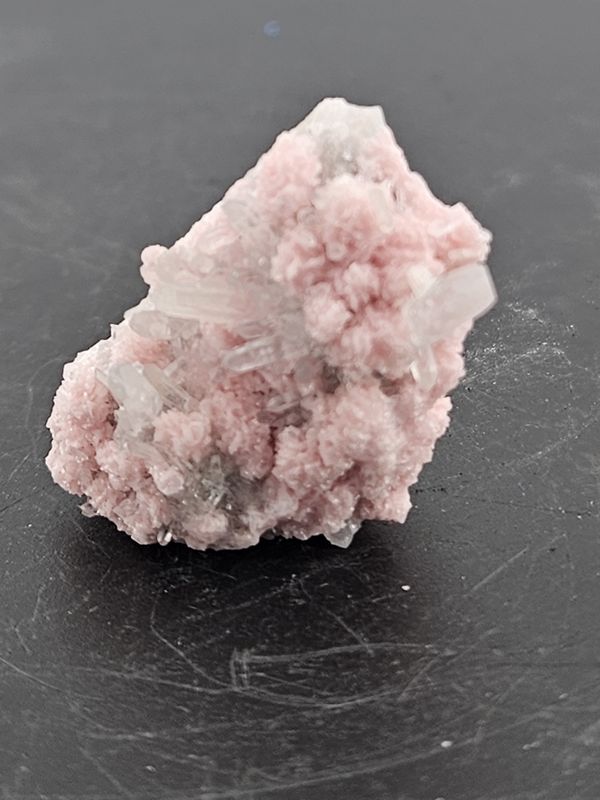Rhodochrosite w/Quartz &amp; Stilbite