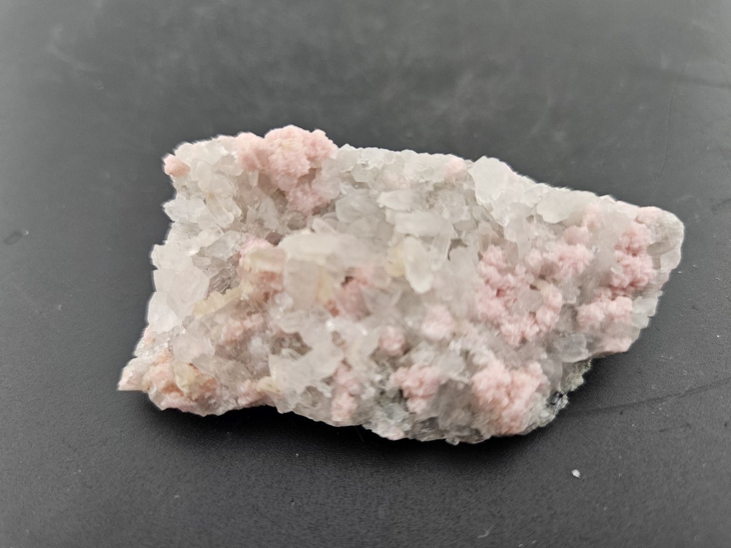 Rhodochrosite w/Quartz #7