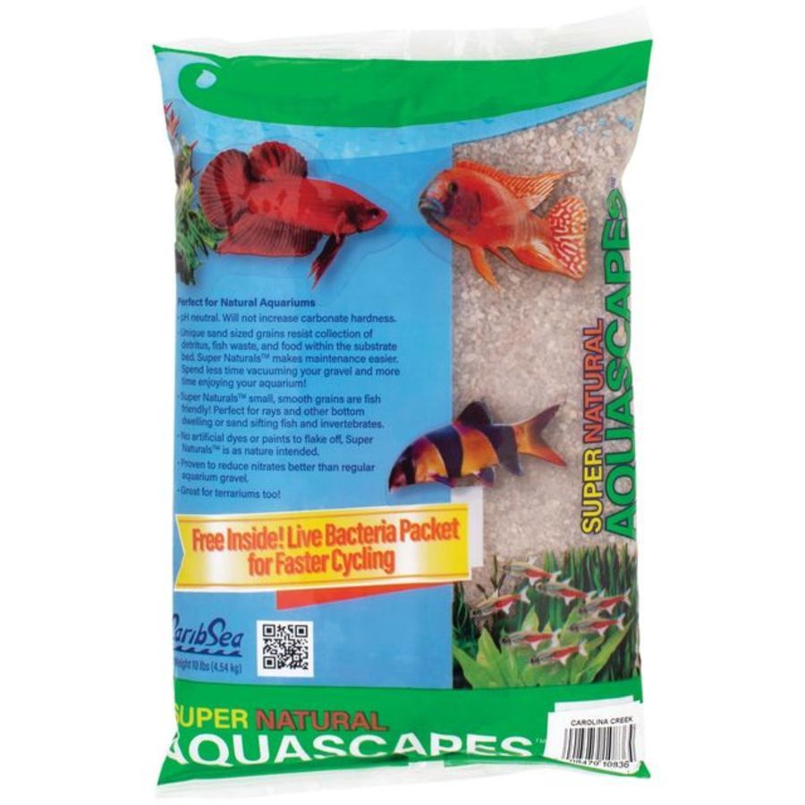 CaribSea Super Natural Aquascapes Sand Carolina Creek, 4ea/10 lb