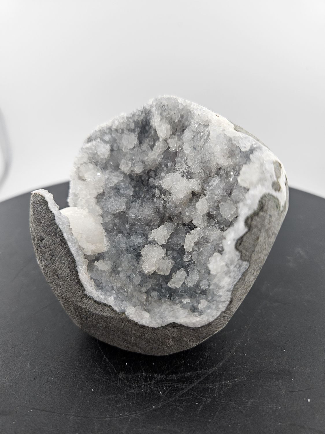 Quartz Chabazite Geode, from India