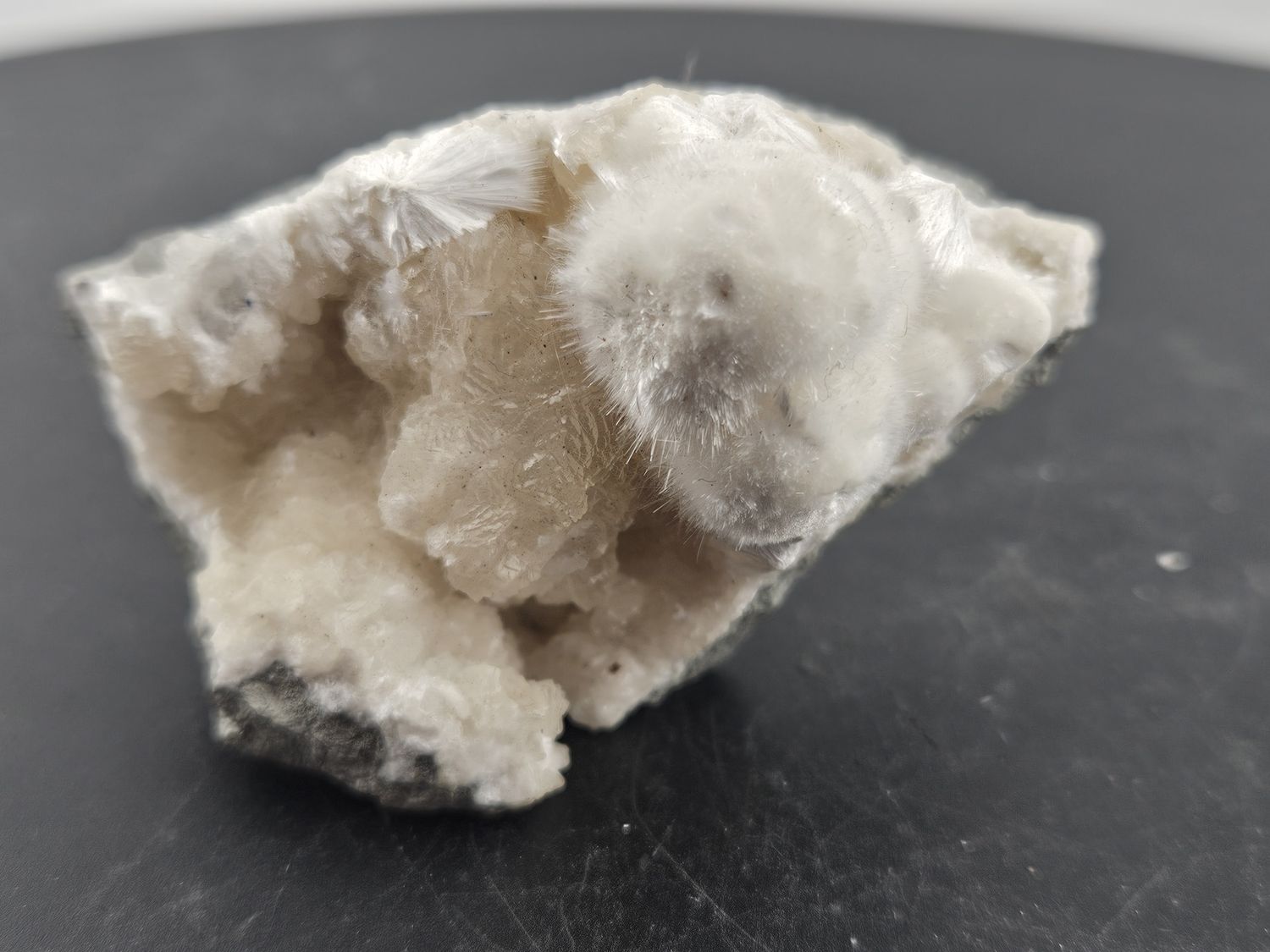 Okenite w/Prehnite, from India