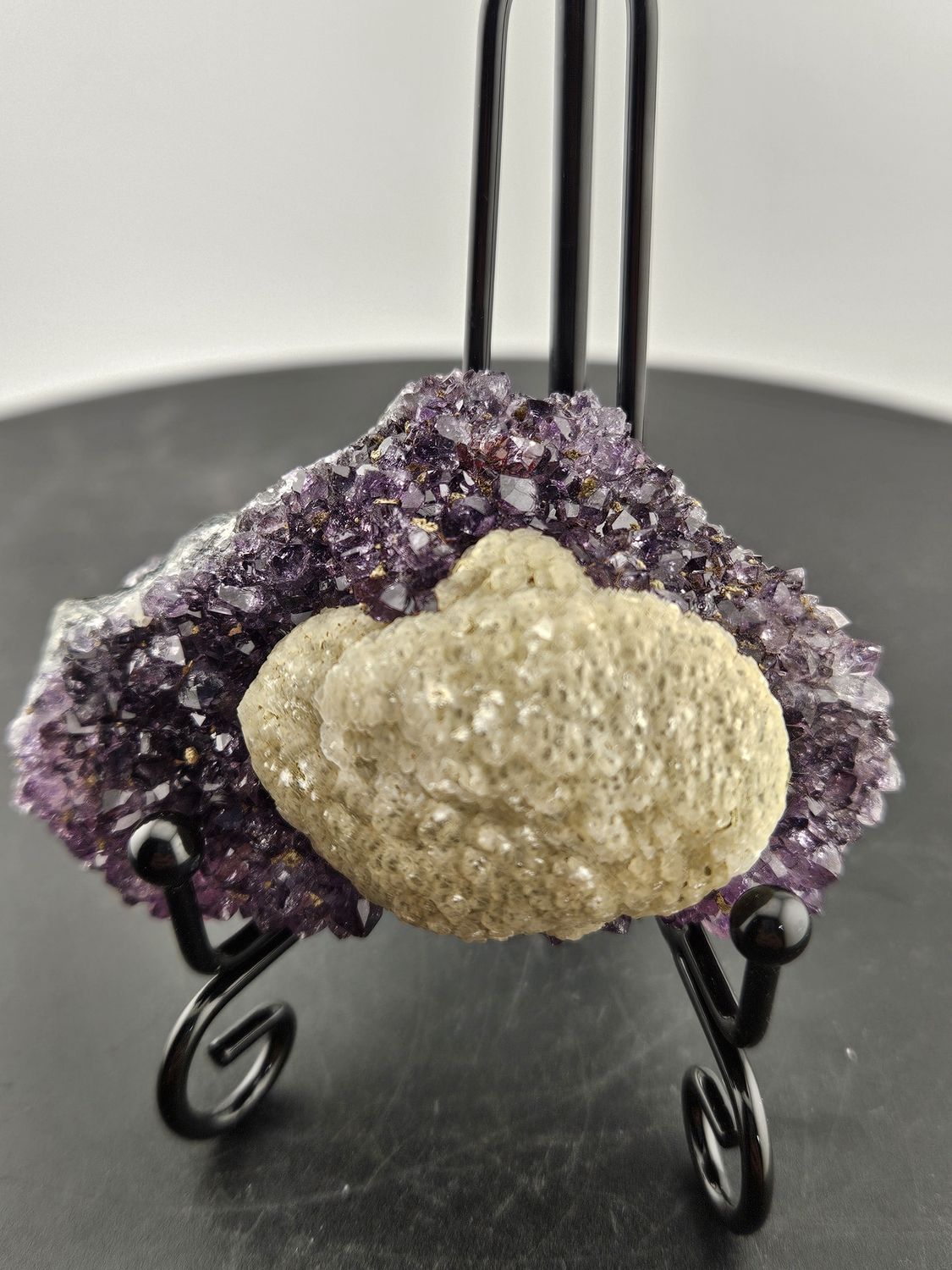 Druzy Amethyst w/Calcite #2