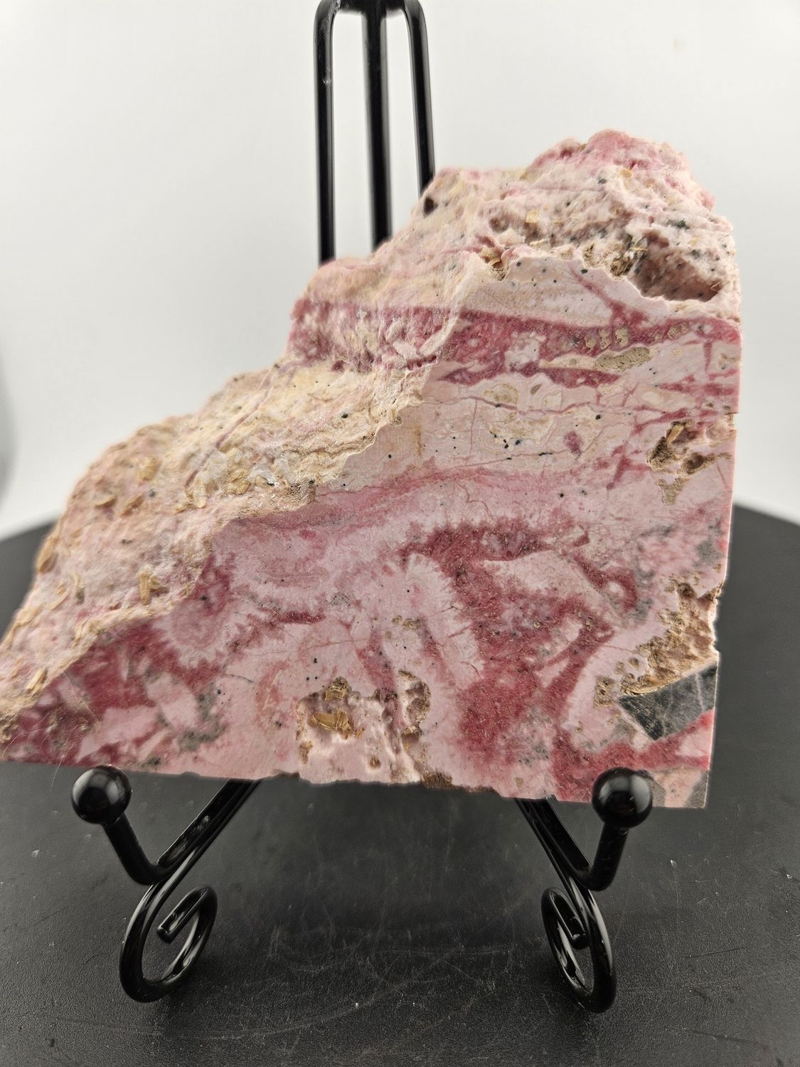Rhodochrosite slab