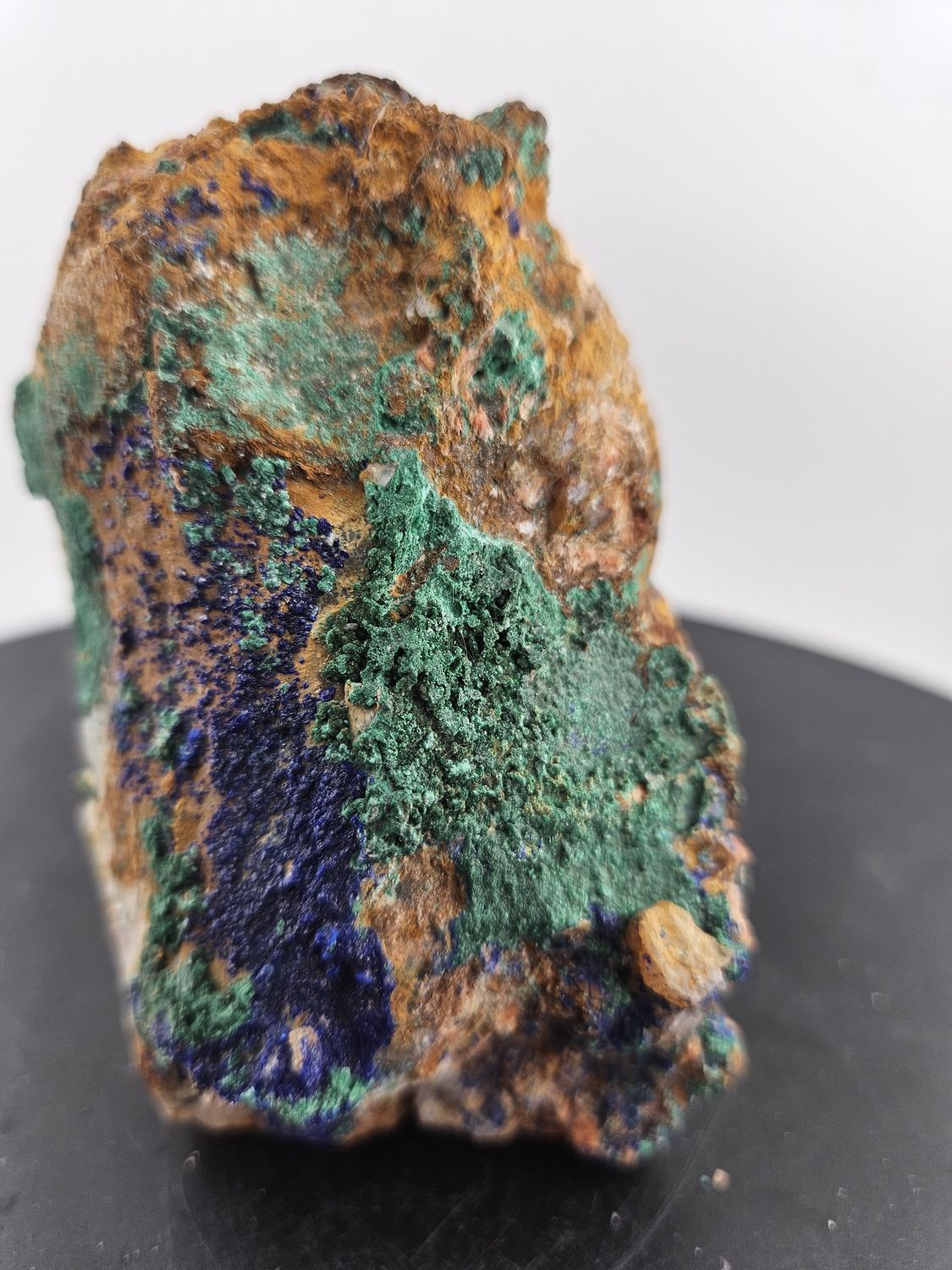 Azurite w/Malachite