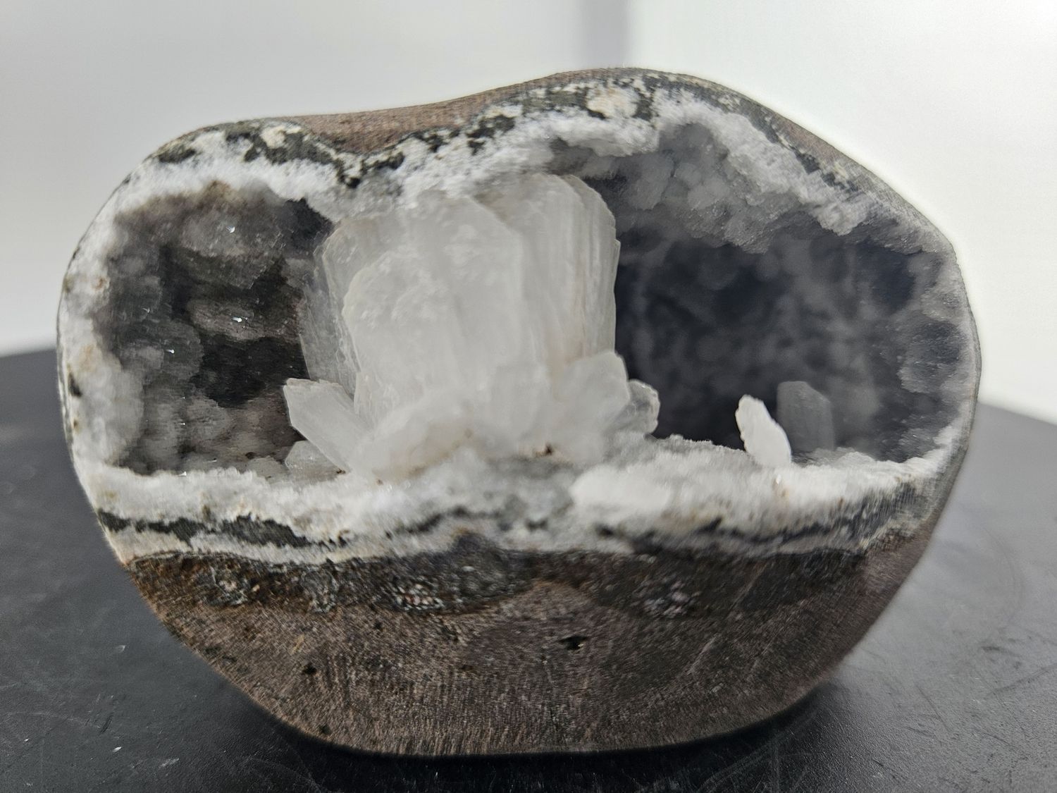 Stilbite Chalcedony Geode