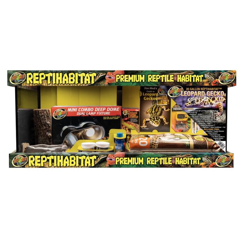 Zoo Med ReptiHabitat Leopard Gecko Kit 1ea/20 gal