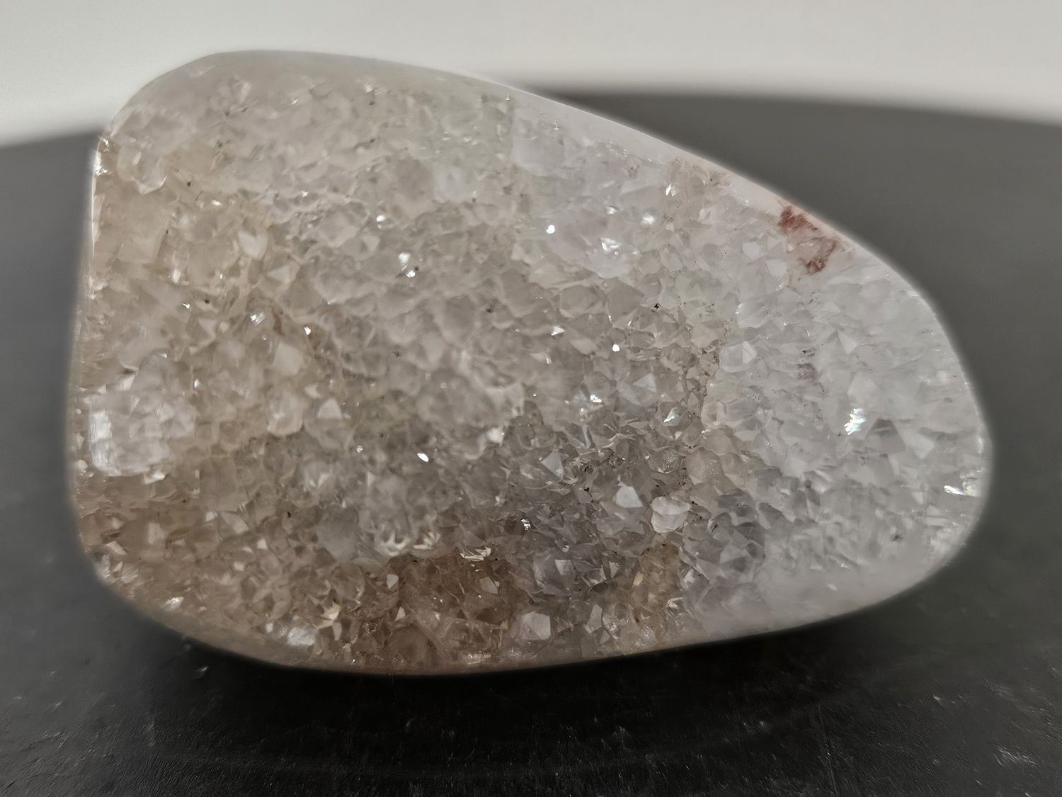 Clear Quartz w/polished sides