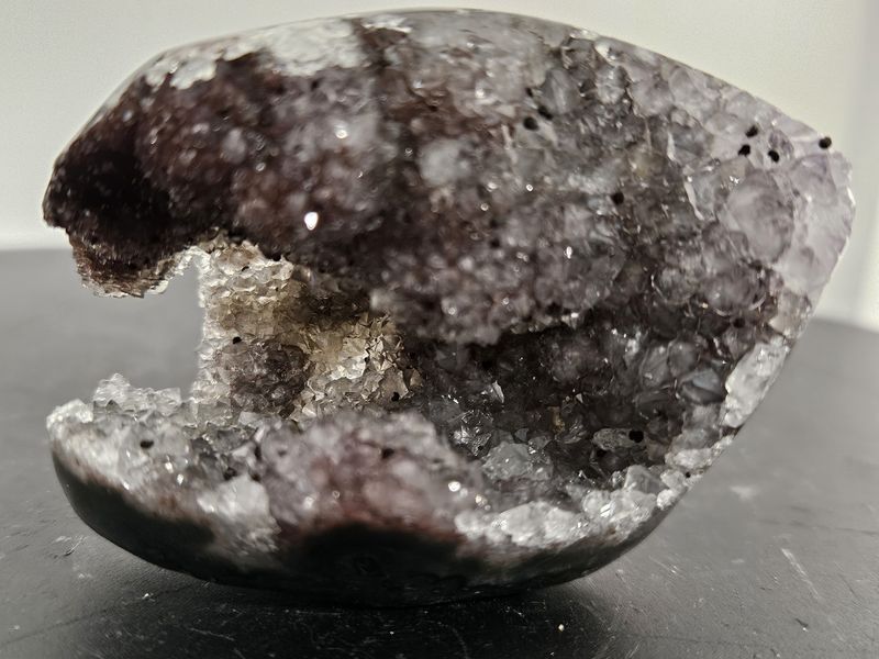 Druzy Rainbow Amethyst Geode, stunning!