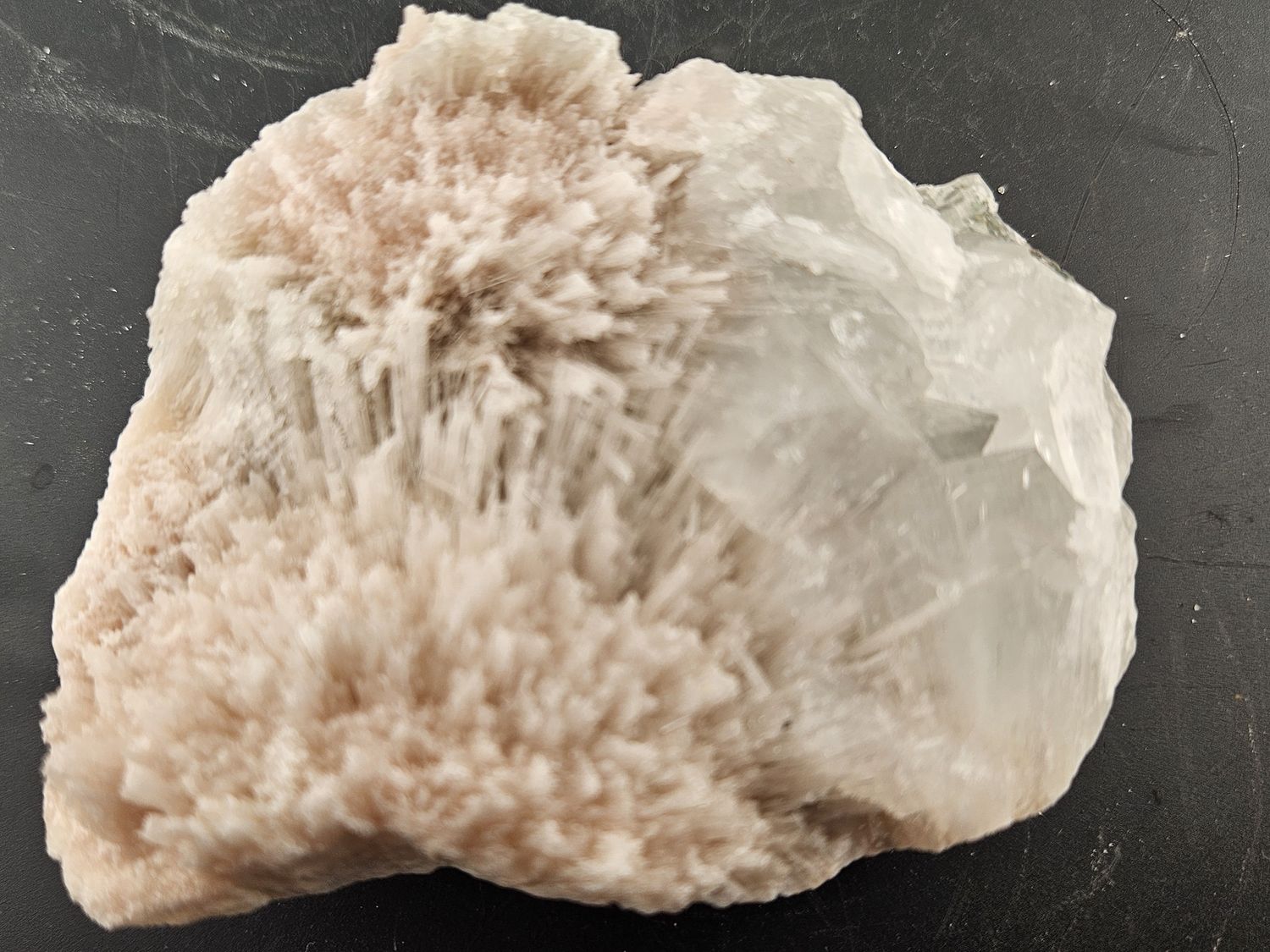 Scolecite w/Apophyllite.  From India