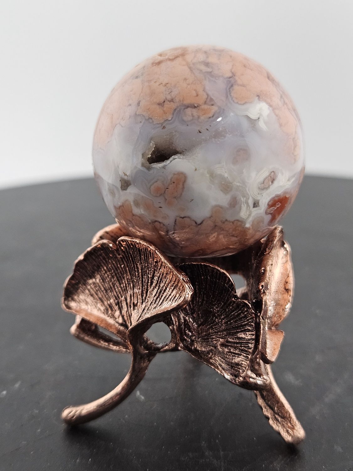 Polished Sphere w/stand.