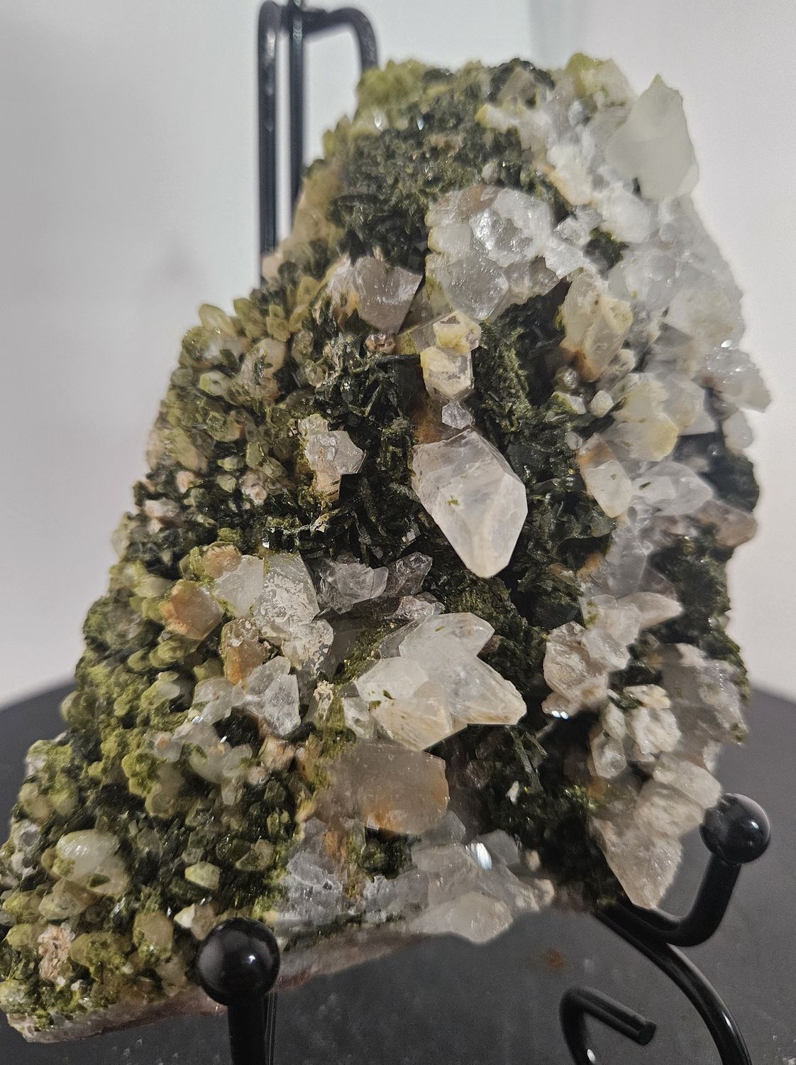 Epidote w/Quartz.  Very nice!