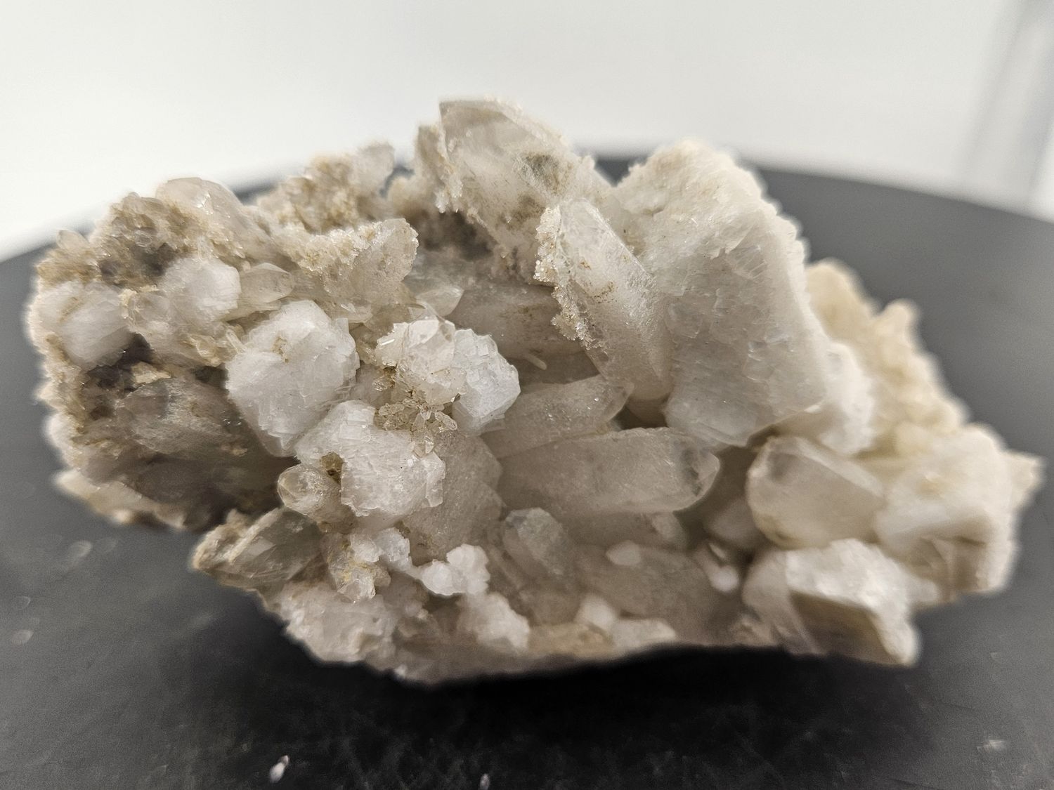 Druzy  Quartz  w/Calcite