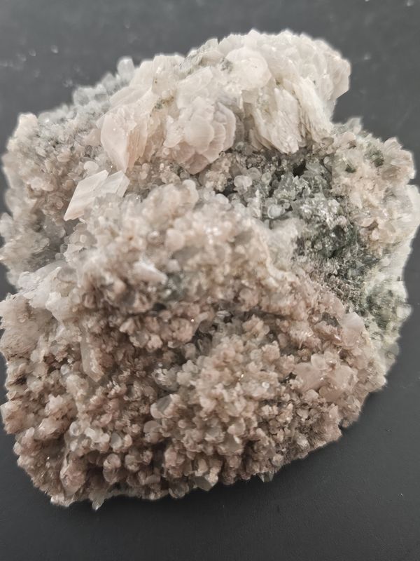 Pink Calcite on Epidote