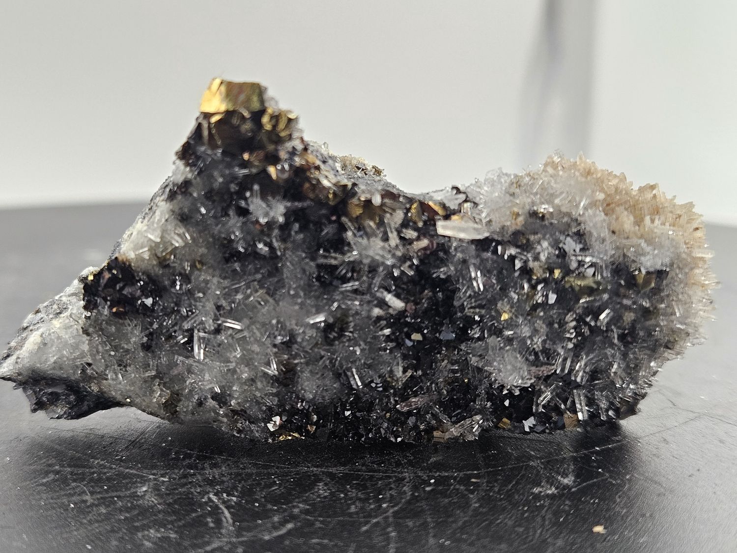 Needle Quartz w/Spahlerite, Chalcopyrite &amp; Pyrite