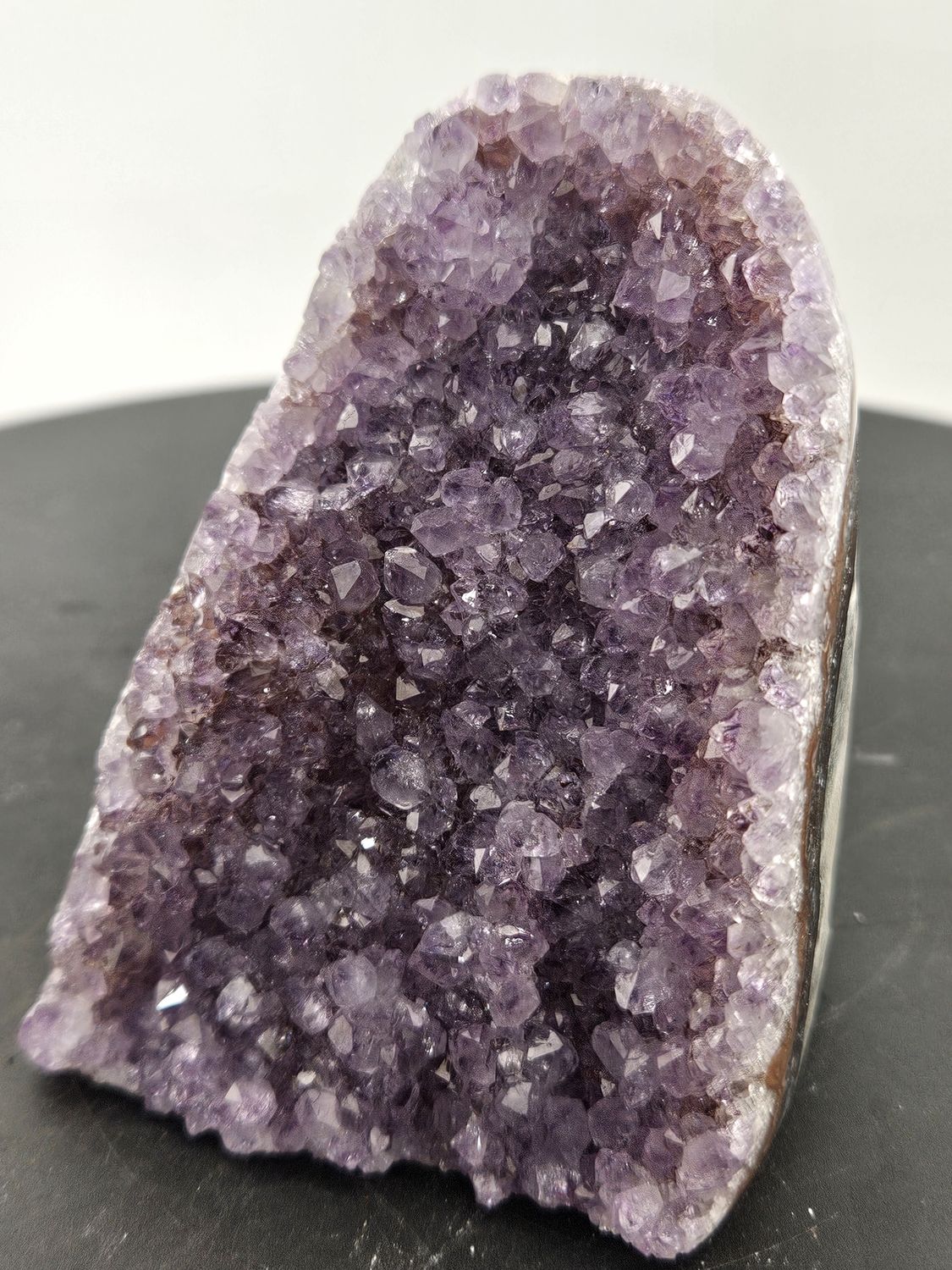 Amethyst w/polished sides.  Nice piece!