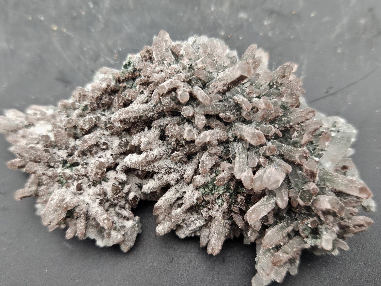 Mineral covered Quartz