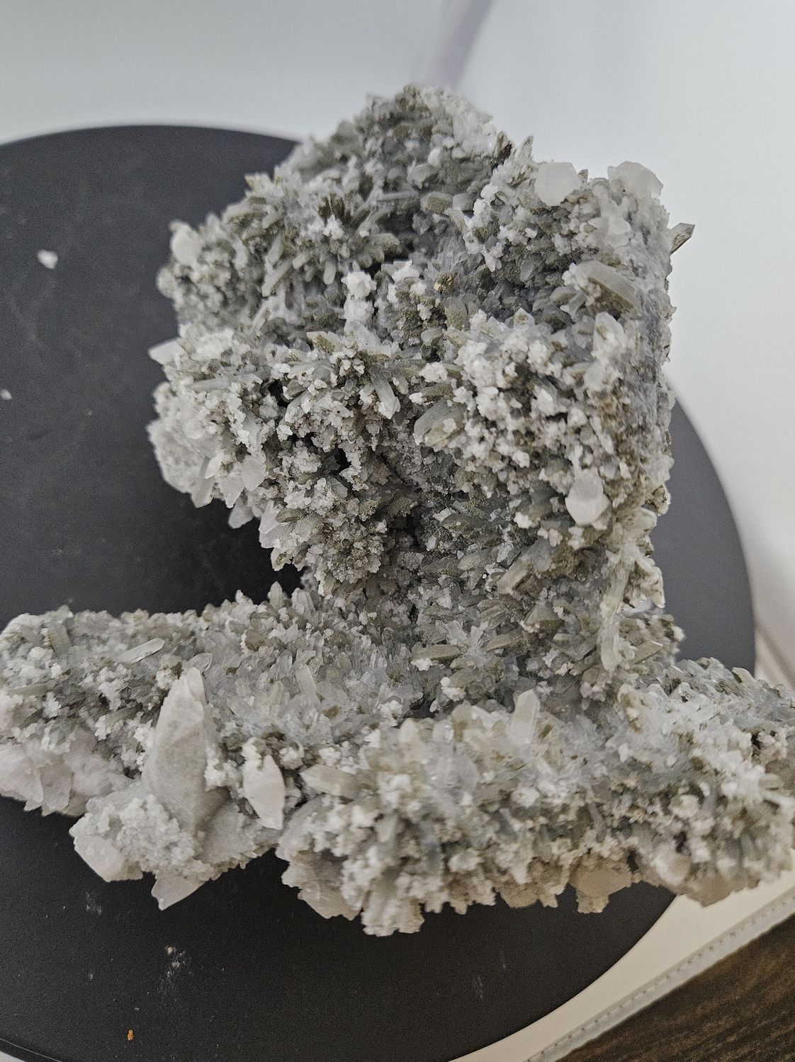 Large Quartz w/Calcite and Chalcopyrite.  Amazing piece!