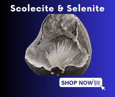 Scolecite &amp; Selenite