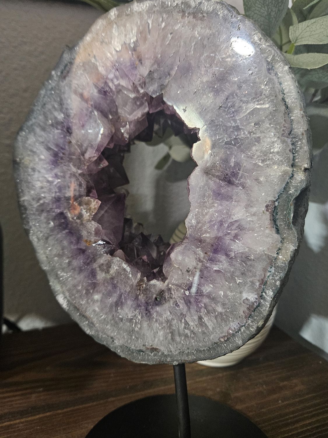 Purple Amethyst, Portal.  On custom stand!