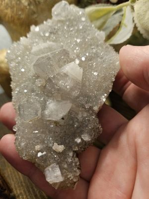 Druzy Apophyllite Crystal Cluster