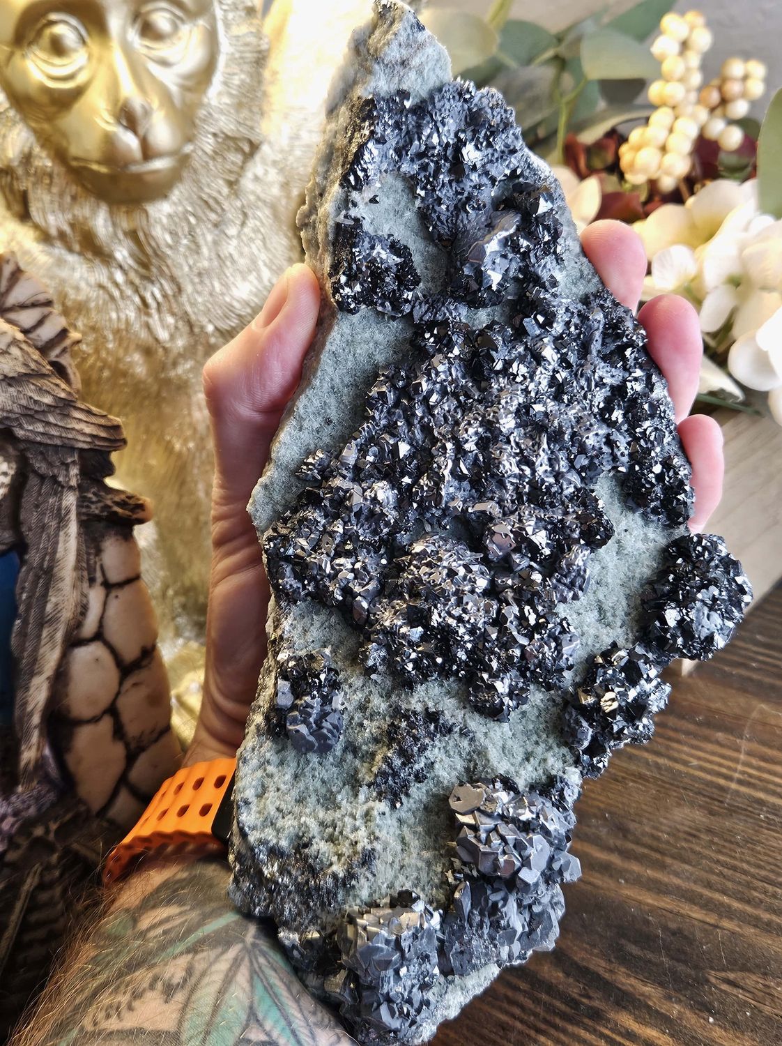Large Quartz w/Galena &amp; Sphalerite