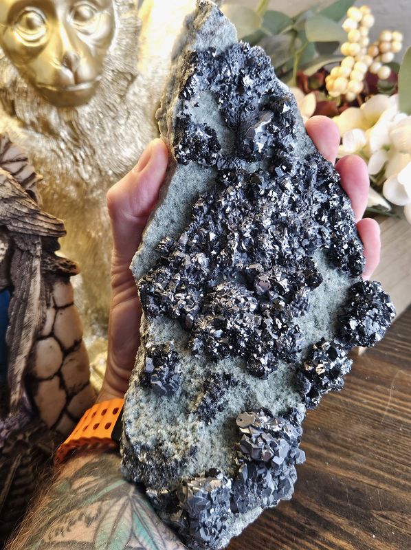 Large Quartz w/Galena &amp; Sphalerite