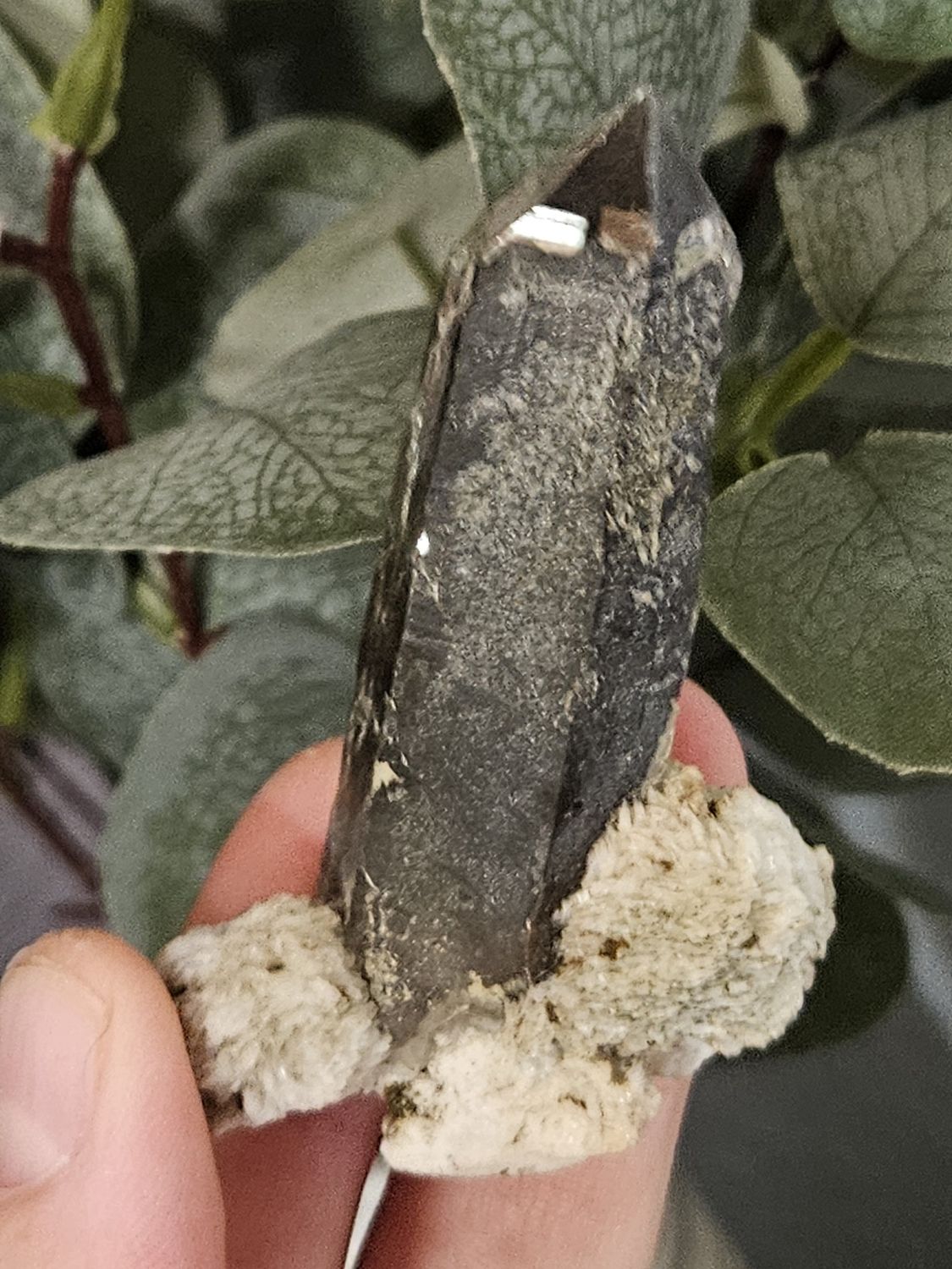Smokey Quartz w/Calcite