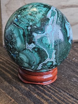 Malachite sphere