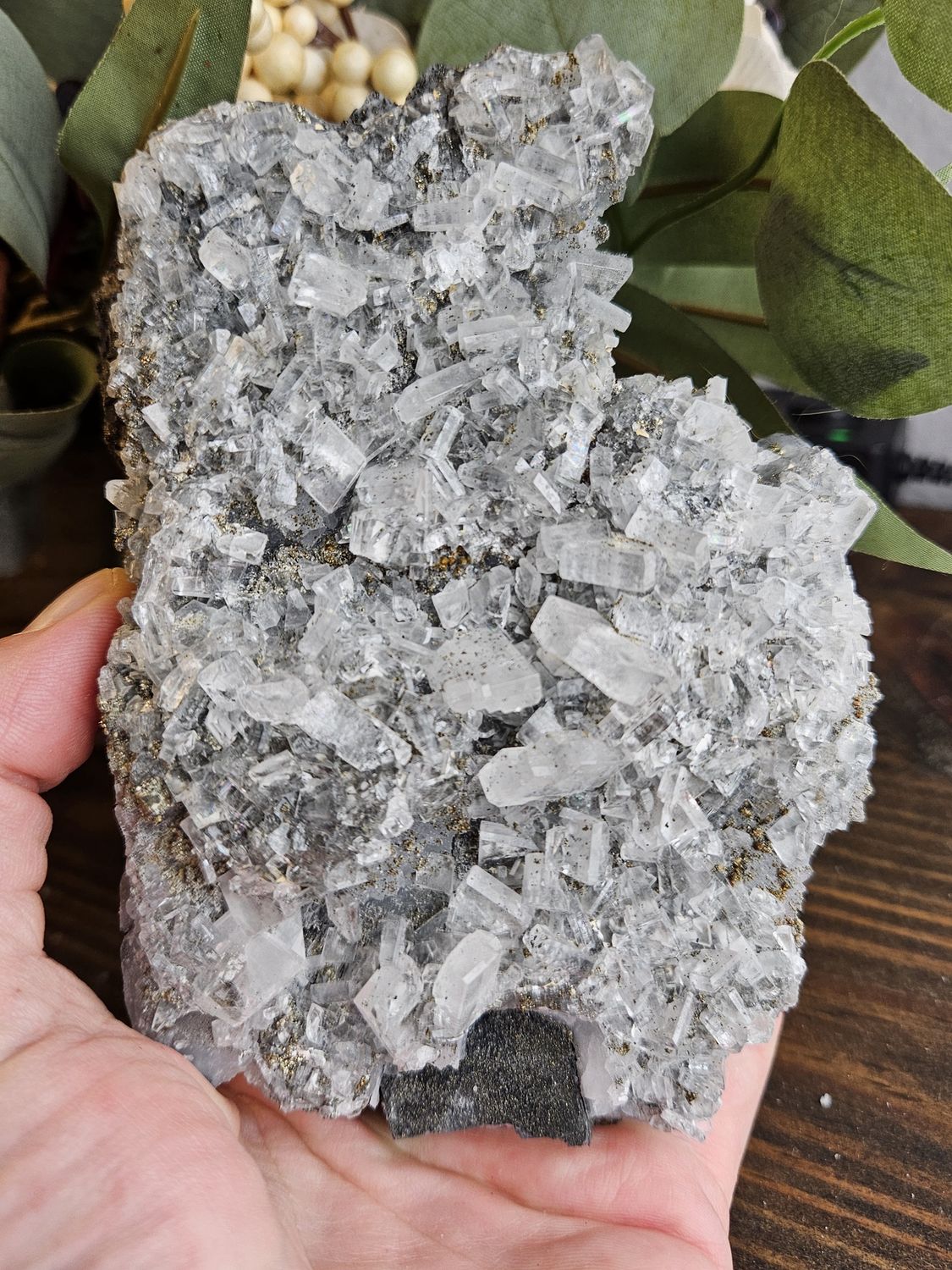 Large Barite w/Pyrite &amp; Chalcedony.  Stunning!