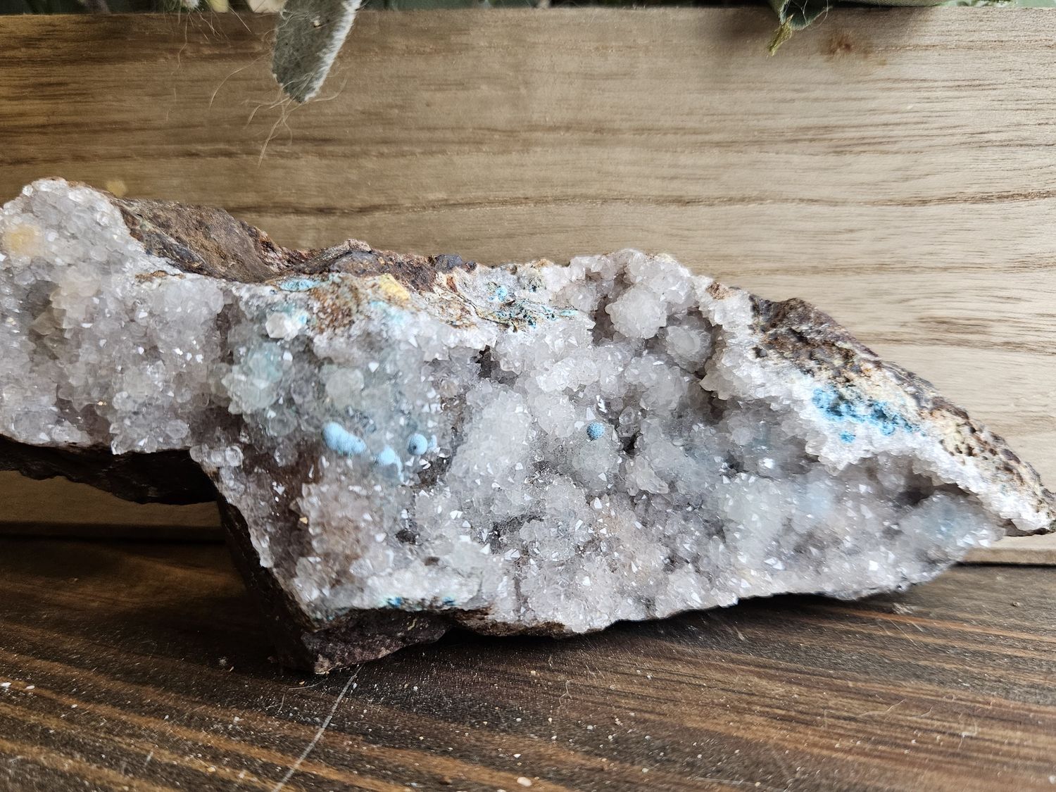 Quartz w/Chrysocolla
