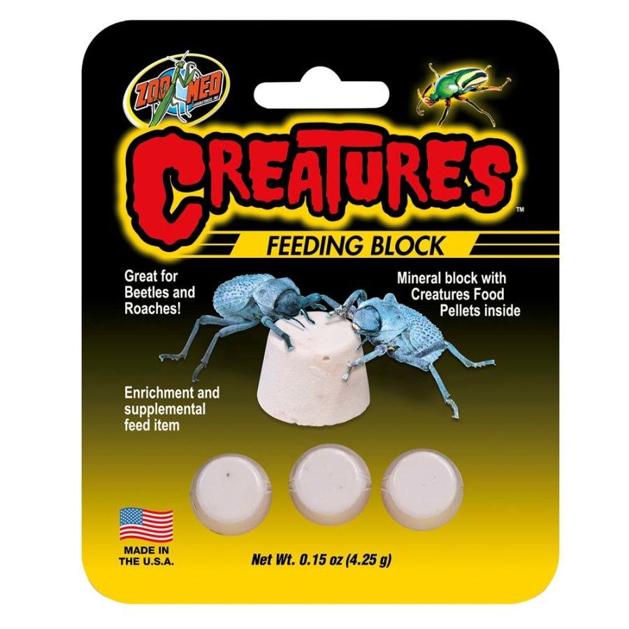 Zoo Med Creatures Feeding Block 1ea/0.15 oz, 3 pk