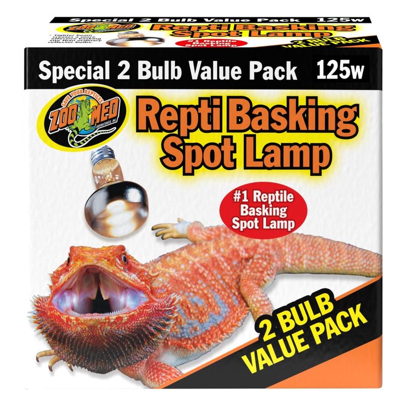 Zoo Med Repti Basking Spot Lamp 1ea/125 W, 2 pk