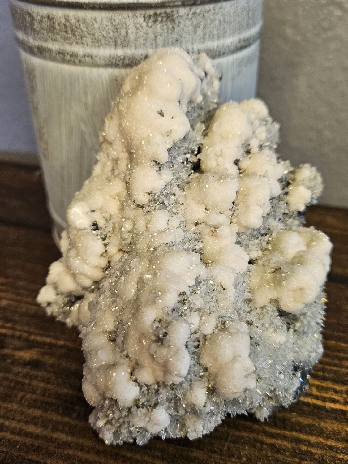 Quartz w/Calcite &amp; Sphalerite