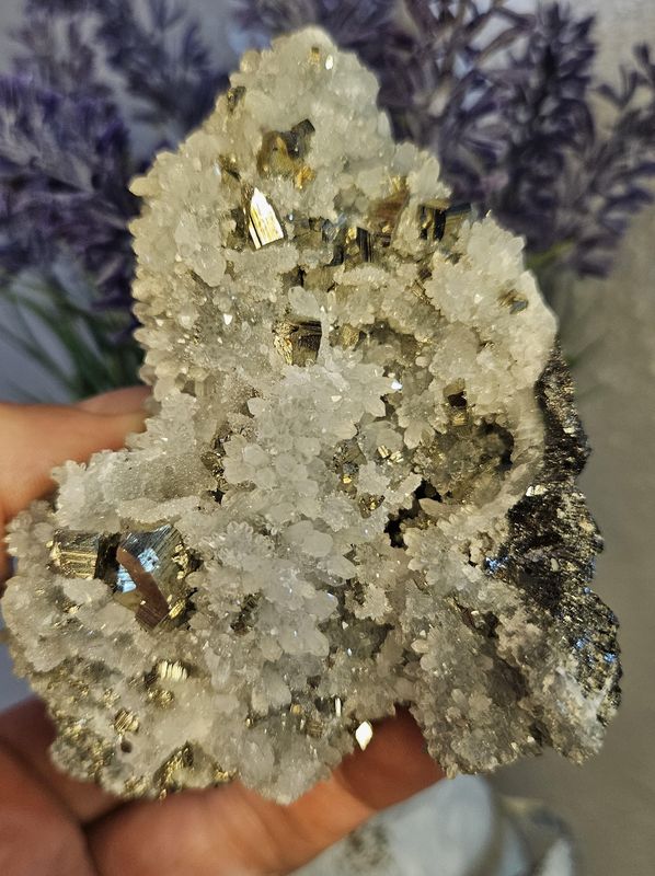 Beautiful Quartz w/Pyrite