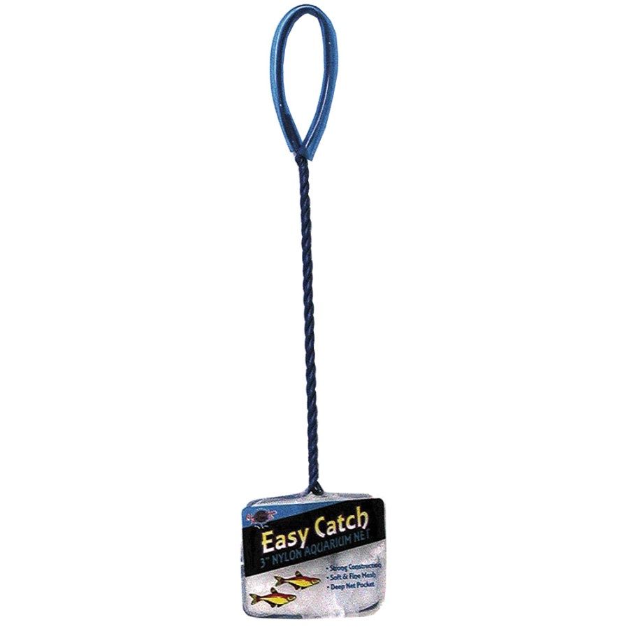 Blue Ribbon Pet Products Easy Catch Net Fine Mesh, Blue/White, 12ea/3 in