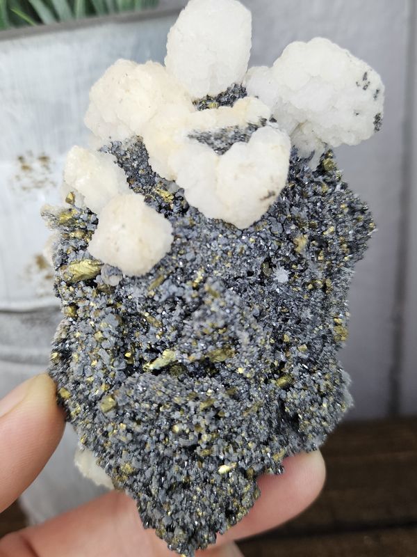 Calcite w/Sphalerlite &amp; Pyrite