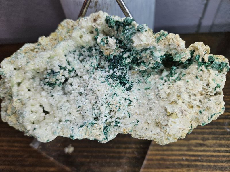 Malachite w/Calcite.  Must see in person!!!