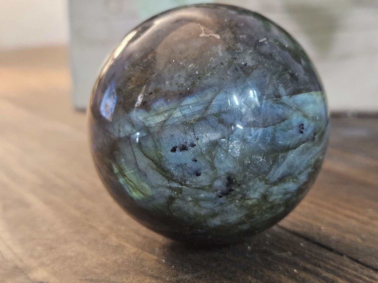 Labradorite sphere
