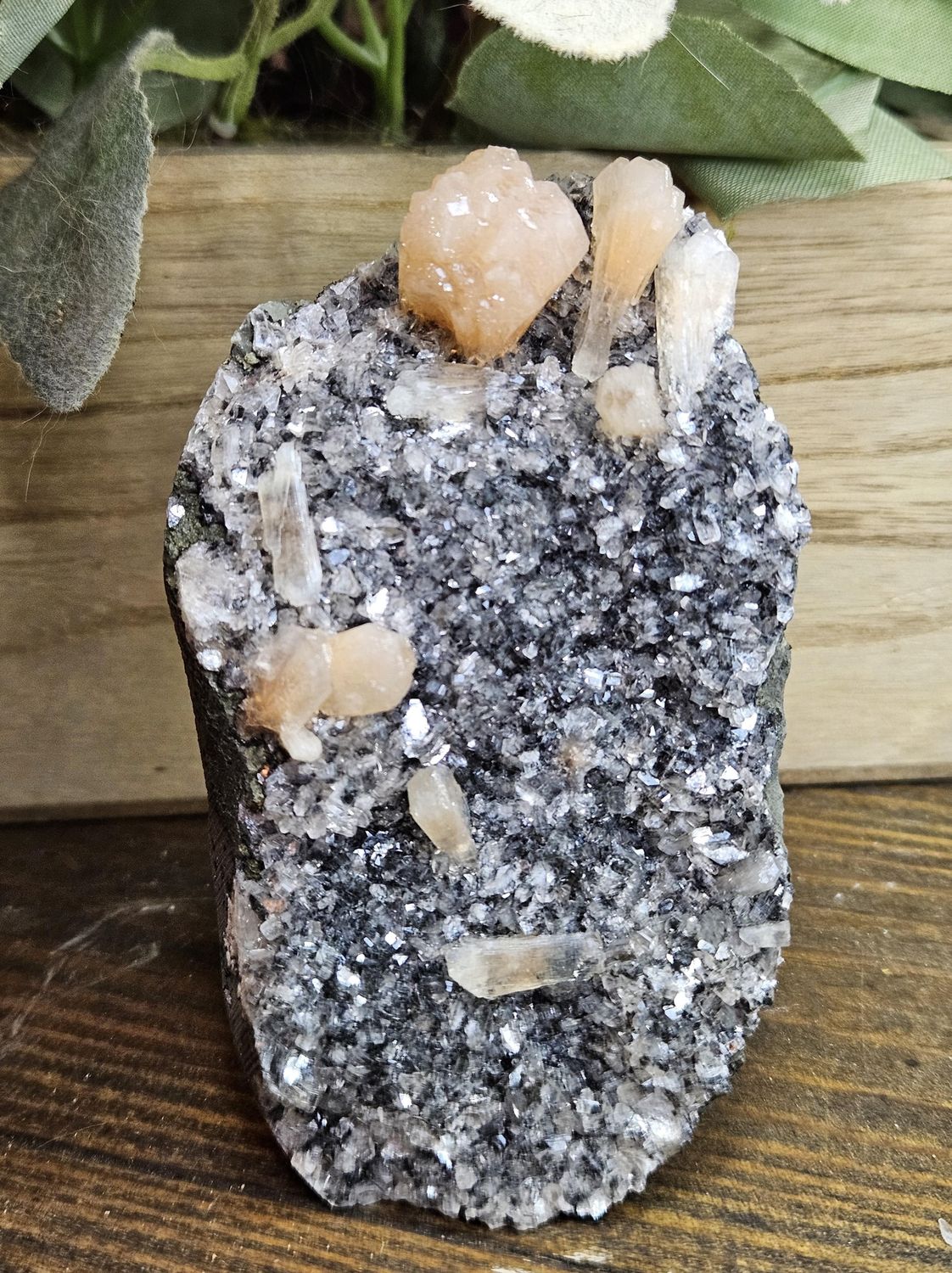 Stilbite w/Heulandite #3.  From India