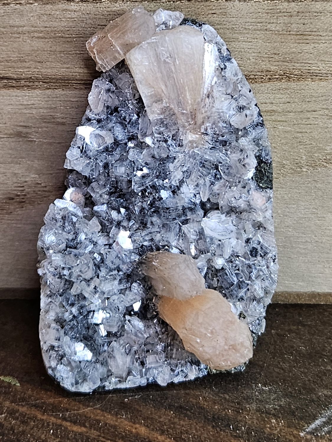 Stilbite w/Heulandite #7.  From India