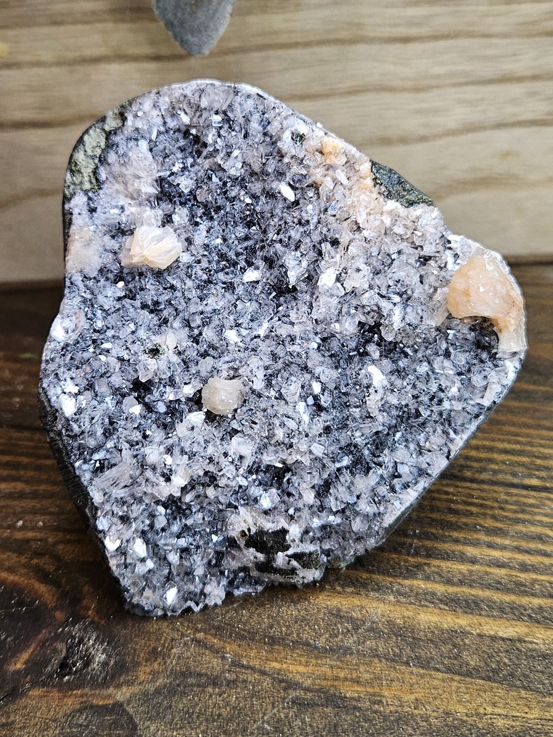 Stilbite w/Heulandite #8.  From India.