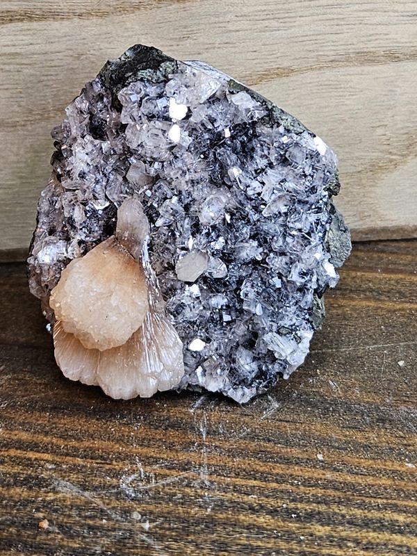 Stilbite w/Heulandite #11.  From India.