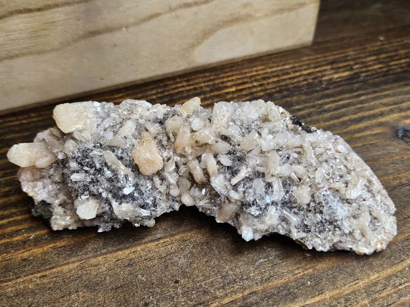 Stilbite w/Heulandite #11.  From India