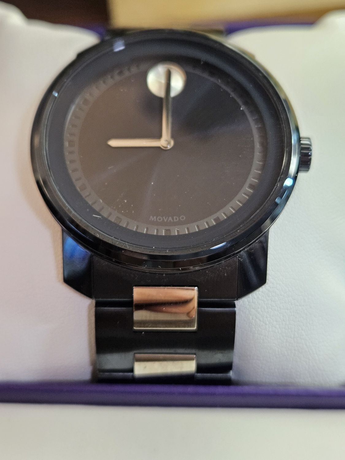 Movado Bold Blue Mens Watch