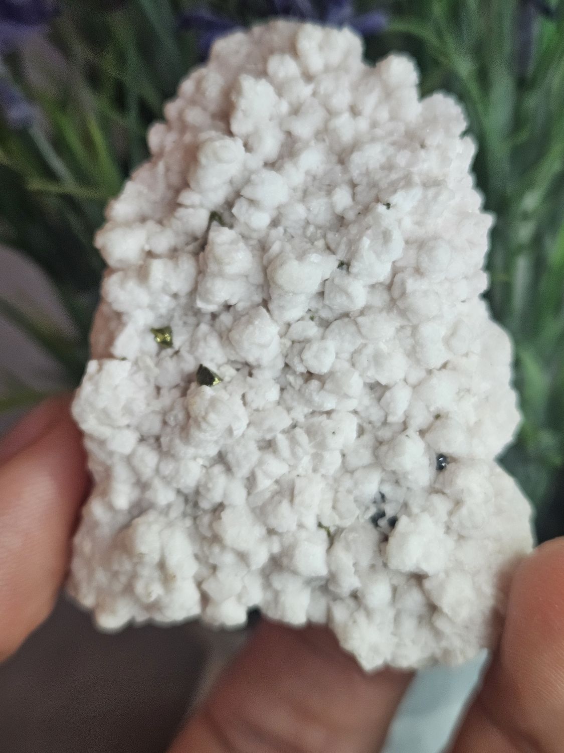 Mango Calcite w/Pyrite