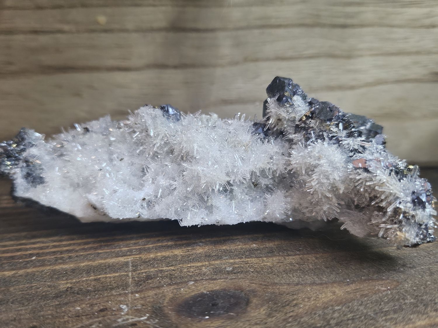Needle Quartz w/Sphalerite, Chalcopyrite &amp; Galena!  Amazing piece!