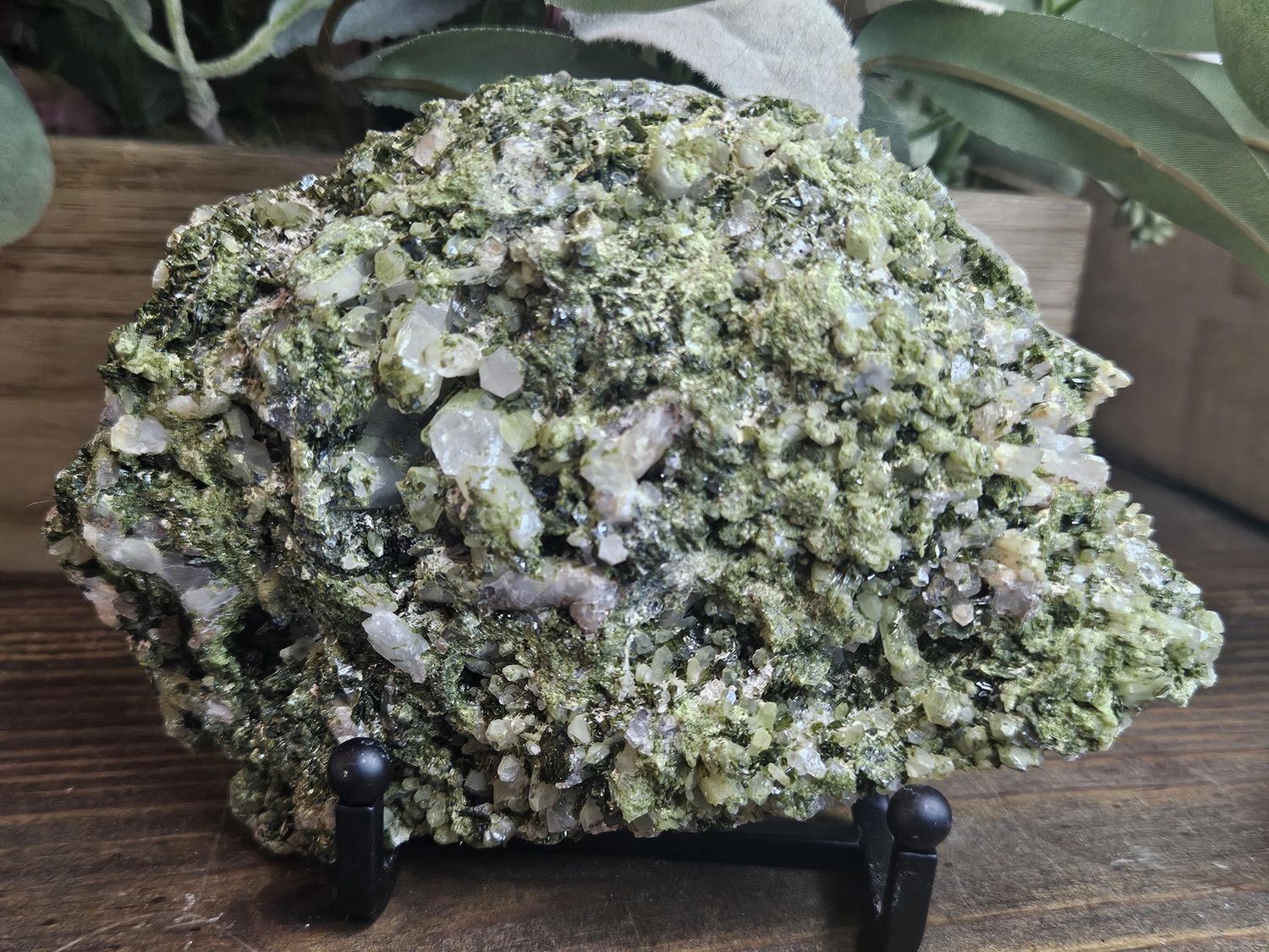 Amazing Epidote on Quartz