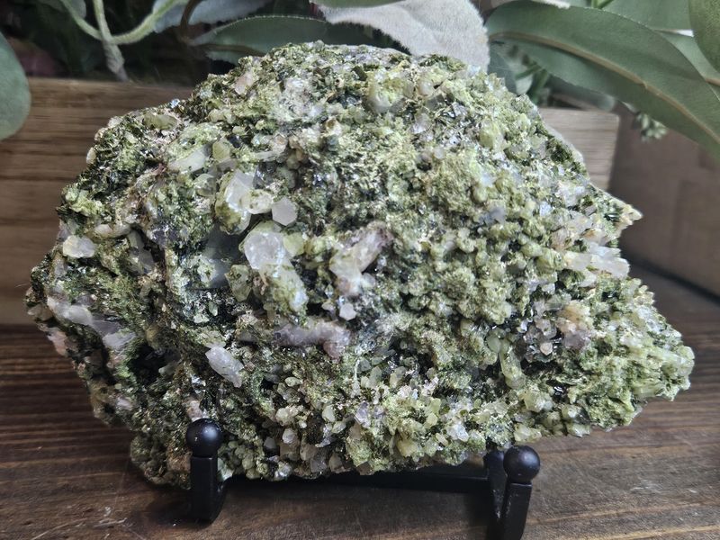 Amazing Epidote on Quartz