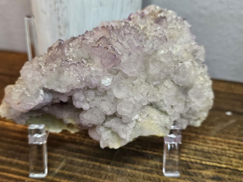 Purple Fluorite w/Druzy Chalcedony